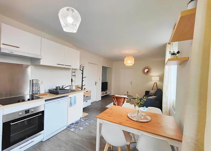 Апартаменты Agreable T2 Neuf -le Dome-